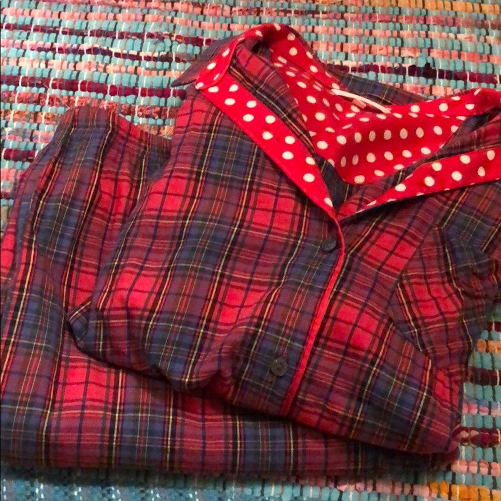 Victoria’s Secret plaid pajamas